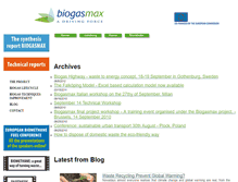 Tablet Screenshot of biogasmax.co.uk